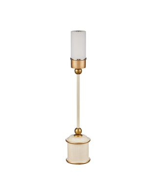 Daphne One Light Table Lamp in Ivory / Gold