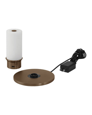 Daphne One Light Table Lamp in Ivory / Gold