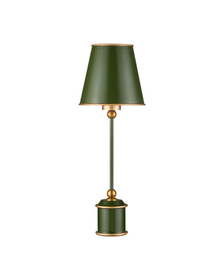 Daphne One Light Table Lamp in Green / Gold
