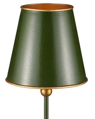 Daphne One Light Table Lamp in Green / Gold