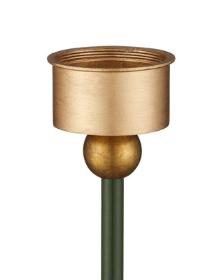 Daphne One Light Table Lamp in Green / Gold