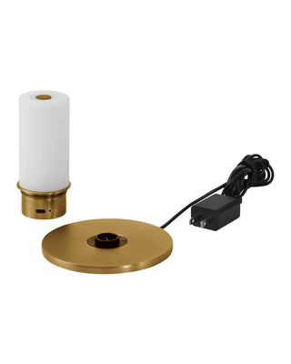 Migratory One Light Table Lamp in Vintage Brass / Black