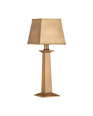 Wander One Light Table Lamp in Antique Brass