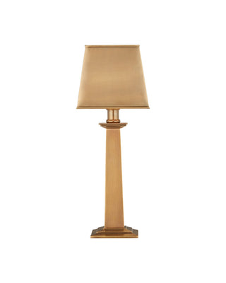 Wander One Light Table Lamp in Antique Brass
