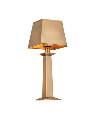 Wander One Light Table Lamp in Antique Brass