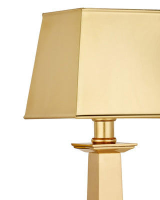 Wander One Light Table Lamp in Polished Brass