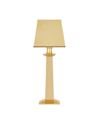 Wander One Light Table Lamp in Polished Brass
