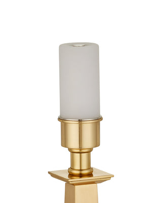 Wander One Light Table Lamp in Polished Brass