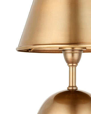 Volley One Light Table Lamp in Antique Brass