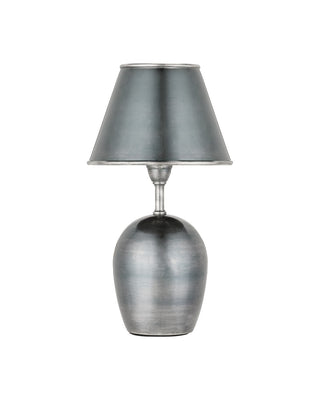 Volley One Light Table Lamp in Antique Silver