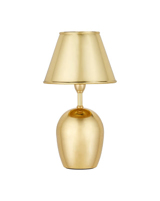 Volley One Light Table Lamp in Polished Brass