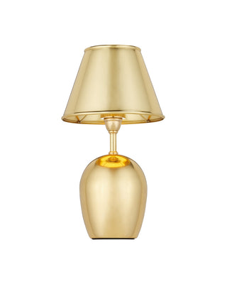 Volley One Light Table Lamp in Polished Brass