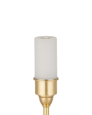 Volley One Light Table Lamp in Polished Brass