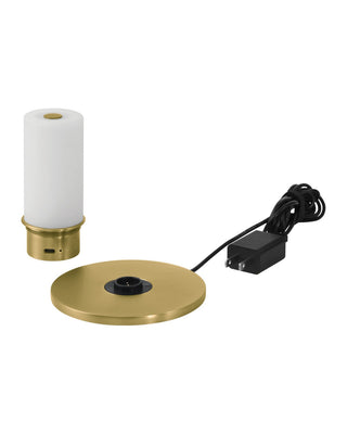 Volley One Light Table Lamp in Polished Brass