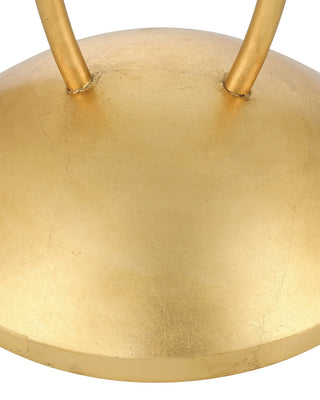 Pas de Deux LED Floor Lamp in Contemporary Gold Leaf