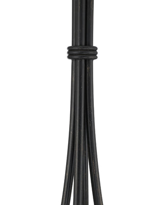 Felicity One Light Floor Lamp in Brushed Black