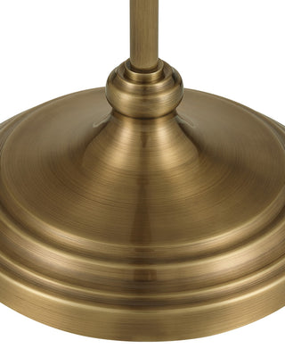 Viaggio One Light Floor Lamp in Polished Antique Brass