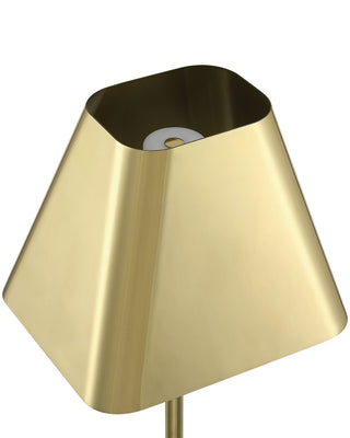 Gadabout One Light Floor Lamp in Polished Brass