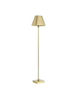Gadabout One Light Floor Lamp in Polished Brass