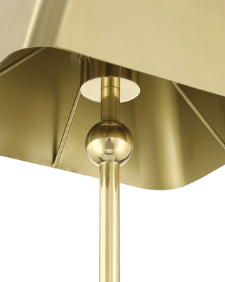 Gadabout One Light Floor Lamp in Polished Brass