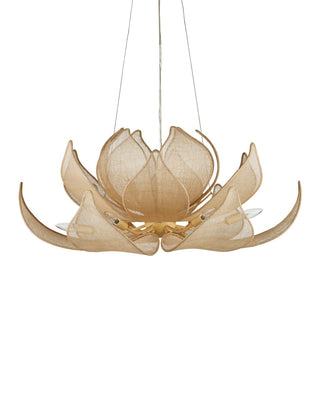 Oblivion LED Chandelier in Natural / Coco Cream