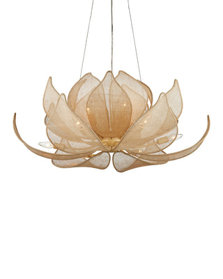 Oblivion LED Chandelier in Natural / Coco Cream
