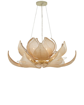 Oblivion LED Chandelier in Natural / Coco Cream