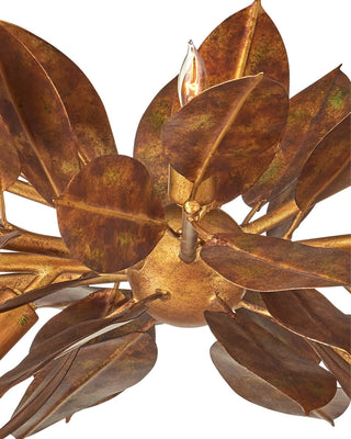 Weston 16 Light Chandelier in Magnolia Leaf