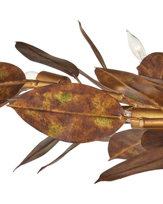 Weston 16 Light Chandelier in Magnolia Leaf