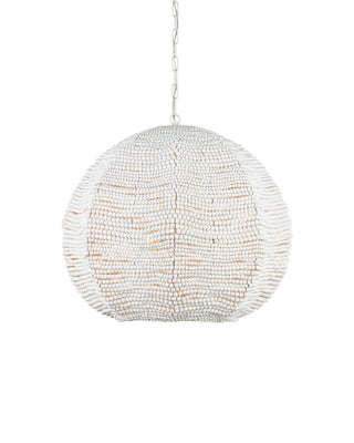 Octavia Three Light Pendant in Whitewash / White