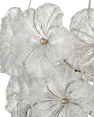 Mallow Three Light Chandelier in Clear / Champagne