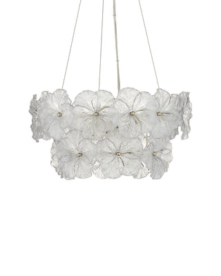 Mallow Three Light Chandelier in Clear / Champagne