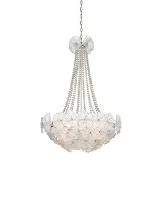 Mallow Six Light Chandelier in Clear / Champagne