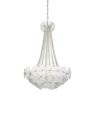Mallow Six Light Chandelier in Clear / Champagne