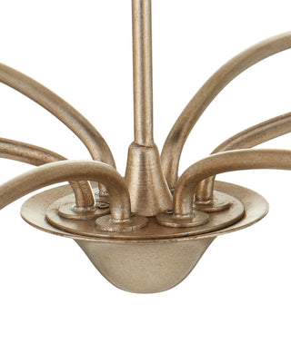Lardner Six Light Chandelier in Champagne