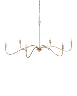 Lardner Six Light Chandelier in Champagne