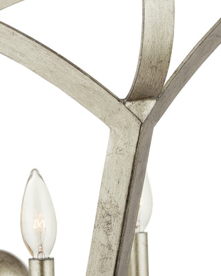 Coronet Four Light Lantern in Champagne