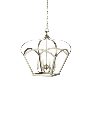 Coronet Four Light Lantern in Champagne