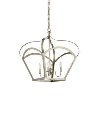 Coronet Four Light Lantern in Champagne