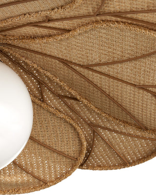 Cabo One Light Outdoor Pendant in Natural / Cream / White