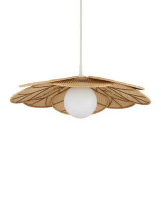 Cabo One Light Outdoor Pendant in Natural / Cream / White