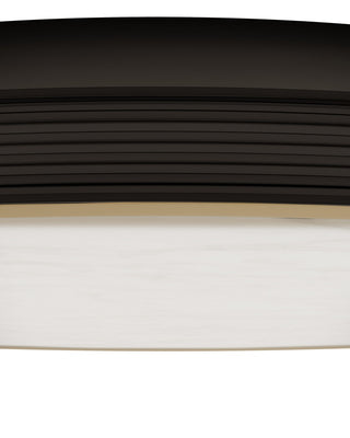Aydan LED Flush Mount in Natural / Oil Rubbed Bronze