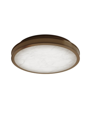 Aydan LED Flush Mount in Natural / Brushed Brass