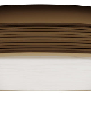 Aydan LED Flush Mount in Natural / Brushed Brass