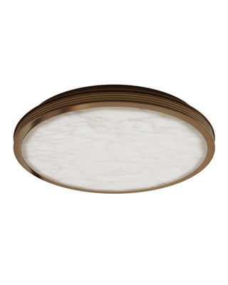 Aydan LED Flush Mount in Natural / Brushed Brass