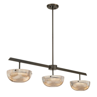 Hubbard LED Linear Chandelier in Mediterranean Bronze