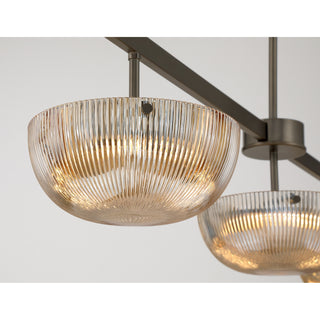 Hubbard LED Linear Chandelier in Mediterranean Bronze