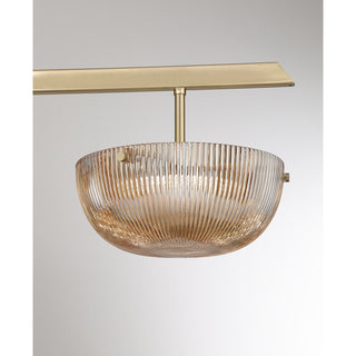 Hubbard LED Chandelier in Noble Brass