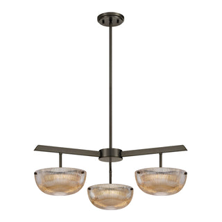 Hubbard LED Chandelier in Mediterranean Bronze