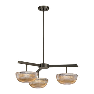 Hubbard LED Chandelier in Mediterranean Bronze